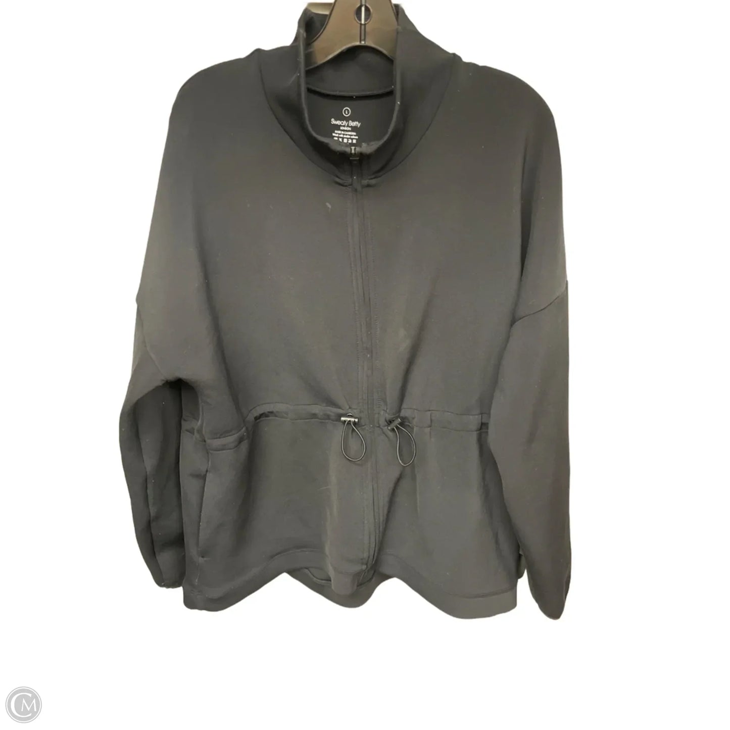 Athletic Jacket By Sweaty Betty In Black, Size: L