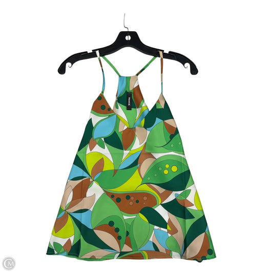 Top Sleeveless By Venti6 In Green, Size: S
