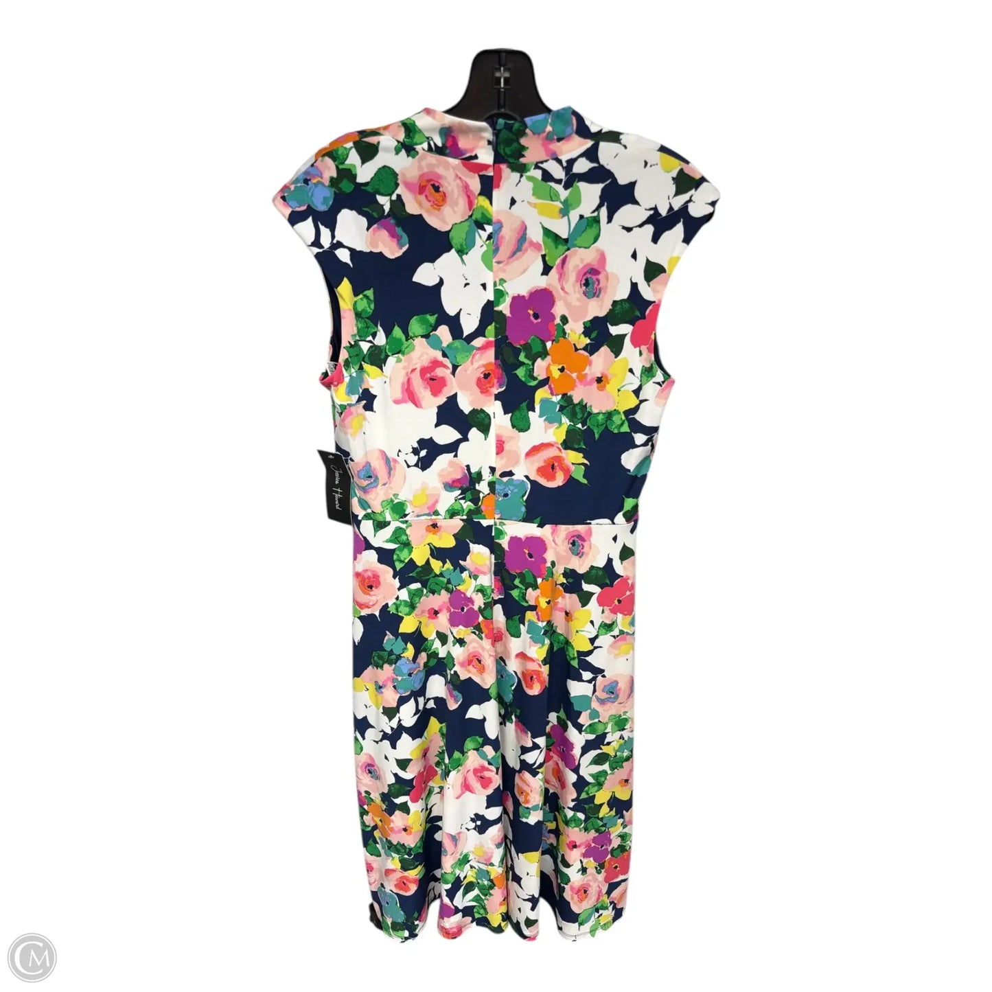 Dress Party Midi By Jessica Howard In Blue & Pink, Size: 10