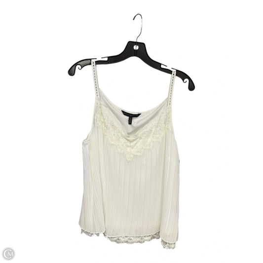 Top Sleeveless By White House Black Market In White, Size: L