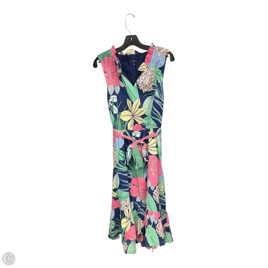 Dress Casual Maxi By Talbots In Floral Print, Size: 12p