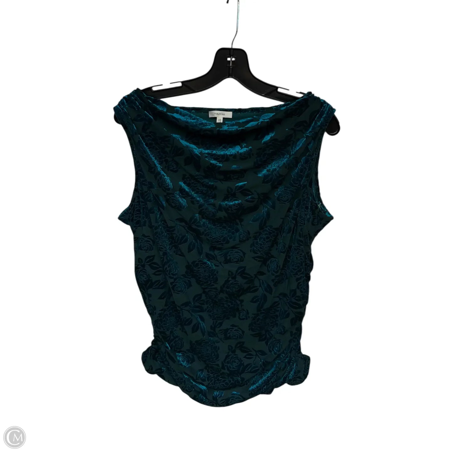 Top Sleeveless By Maurices In Teal, Size: Xl