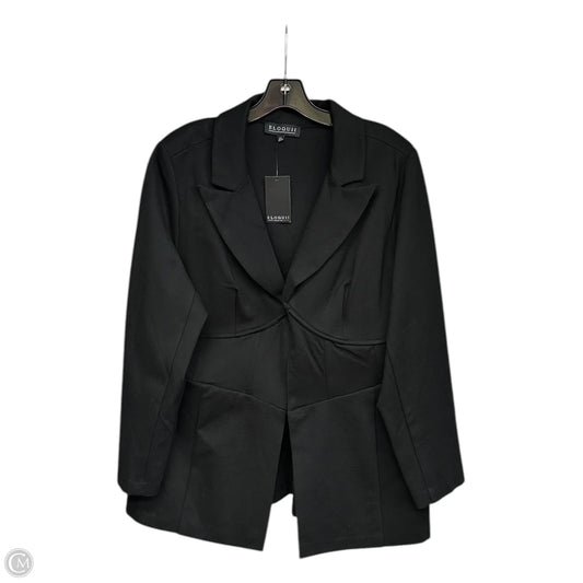 Blazer By Eloquii In Black, Size: 24