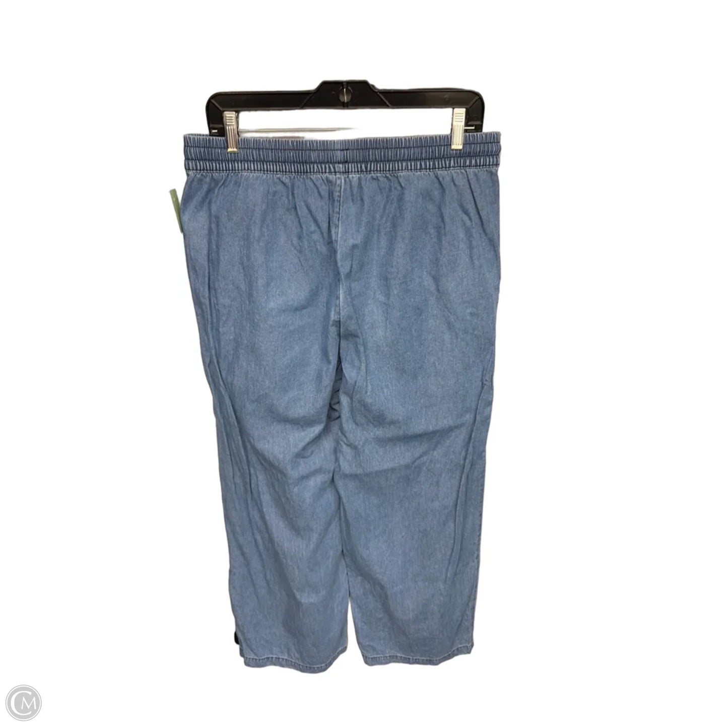 Pants Wide Leg By Lucky Brand In Blue Denim, Size: M