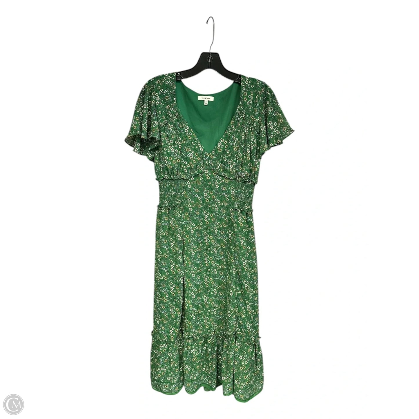 Dress Casual Maxi By Max Studio In Green & Yellow, Size: S