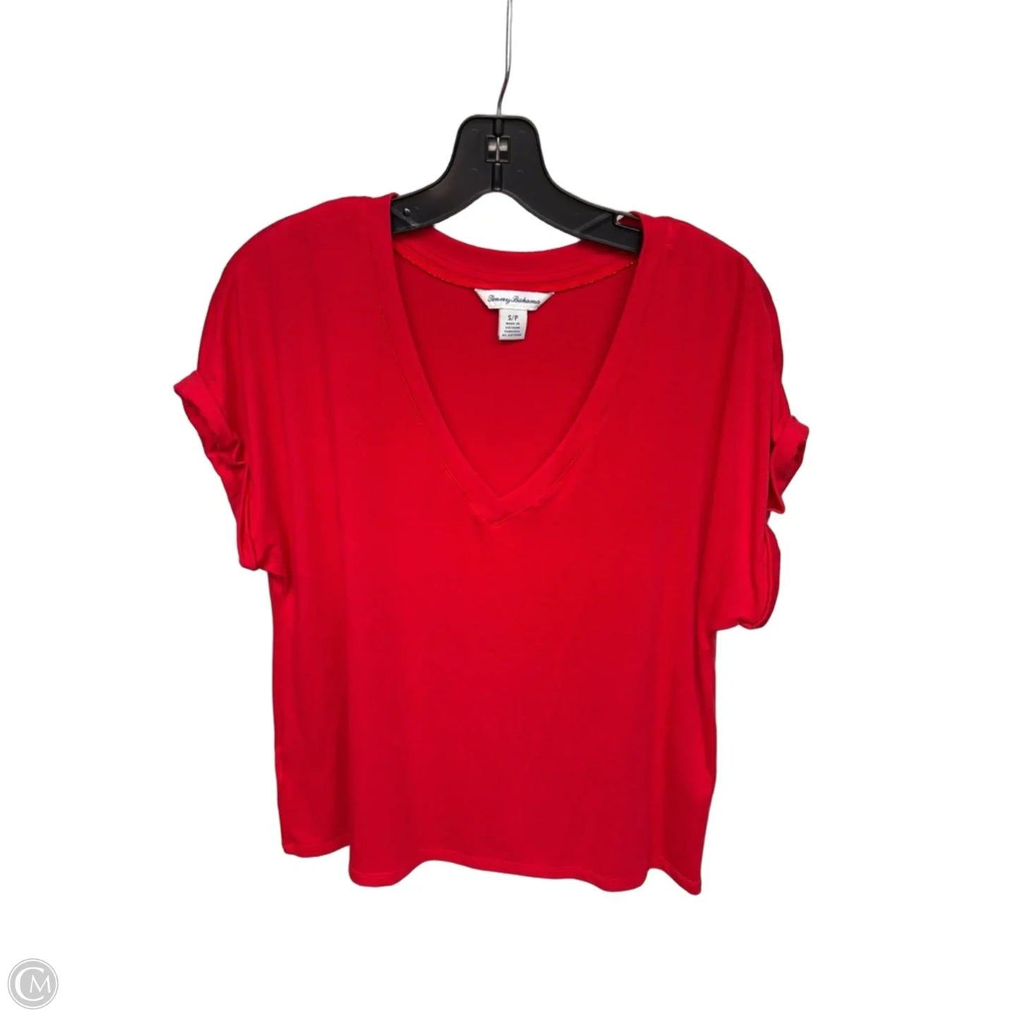 Top Short Sleeve By Tommy Bahama In Red, Size: Sp