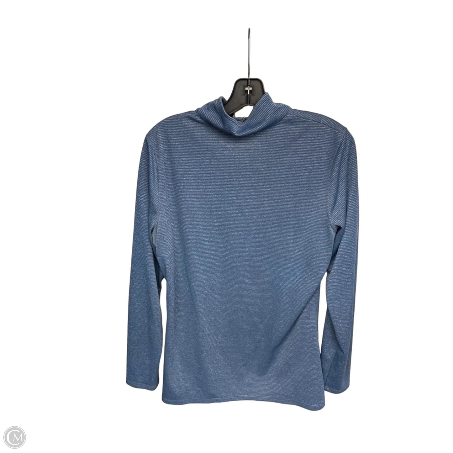 Athletic Sweatshirt Collar By Eddie Bauer In Blue, Size: Xl