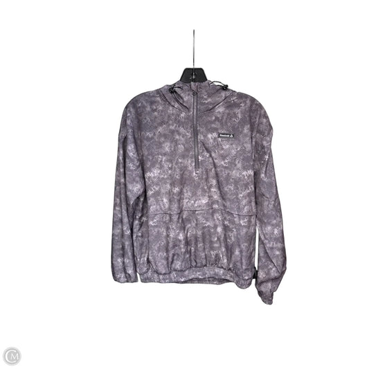 Athletic Jacket By Reebok In Purple, Size: M
