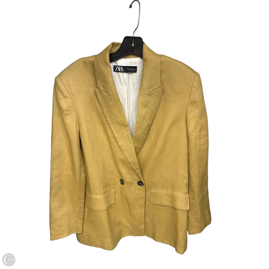 Blazer By Zara In Yellow, Size: S