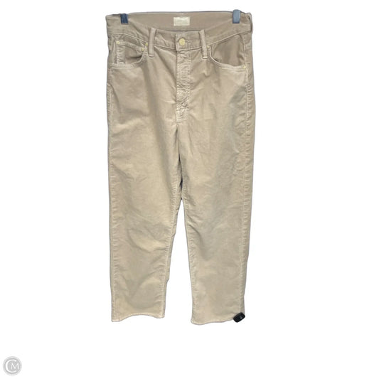 Pants Corduroy By Mother In Cream, Size: 26