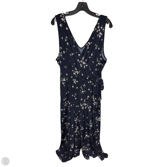 Jumpsuit By Kaileigh In Navy, Size: Xl