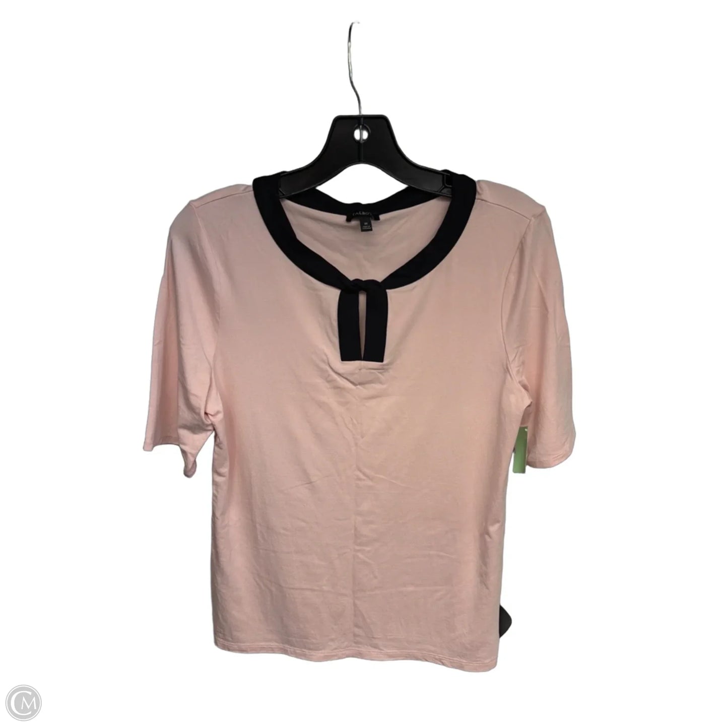 Top Short Sleeve By Talbots In Pink, Size: M