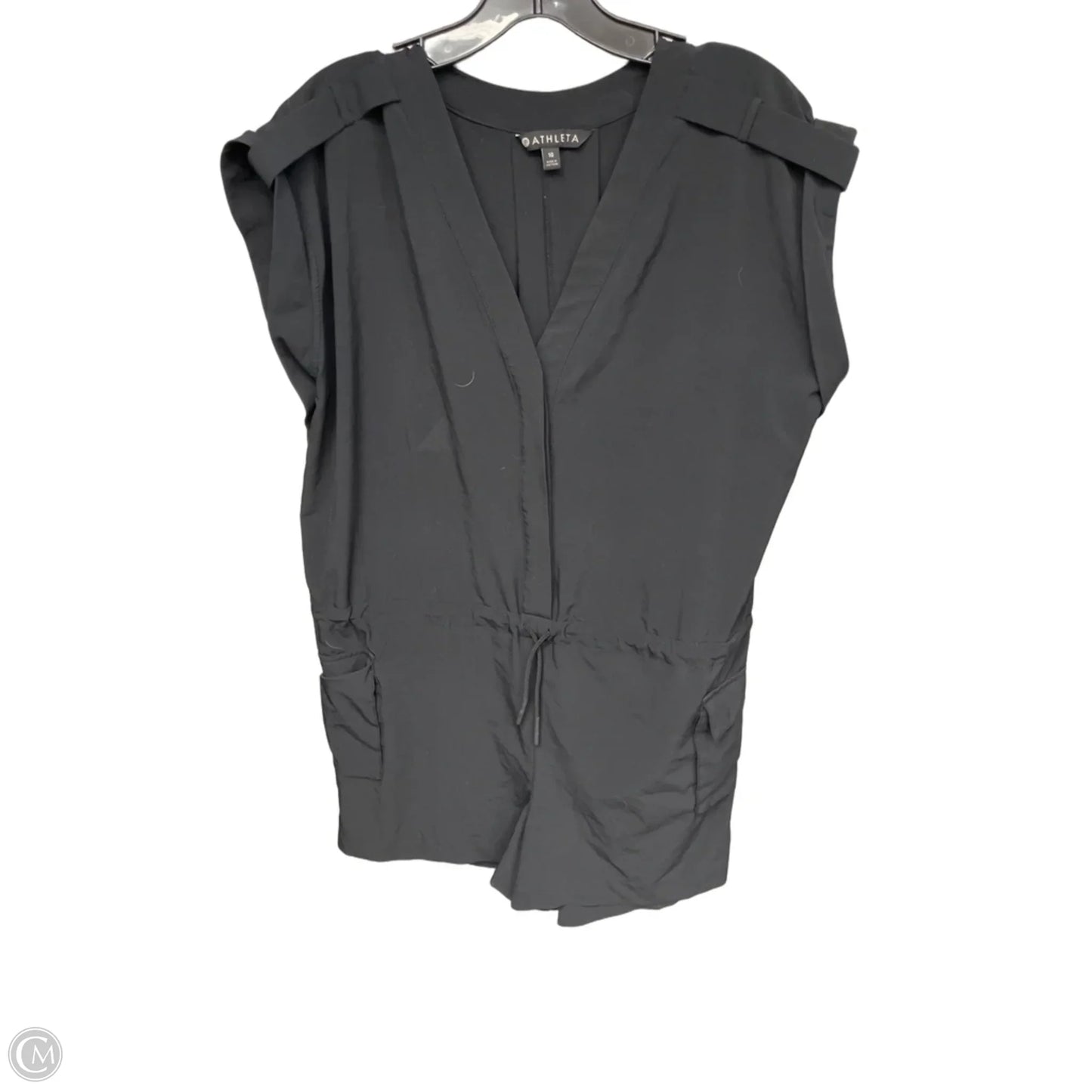 Romper By Athleta In Black, Size: 10
