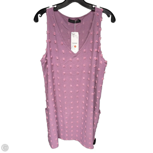 Dress Casual Midi By Clothes Mentor In Purple, Size: L