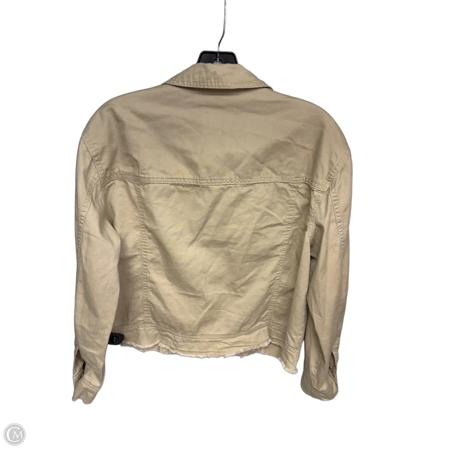 Jacket Shirt By Kensie In Tan, Size: M