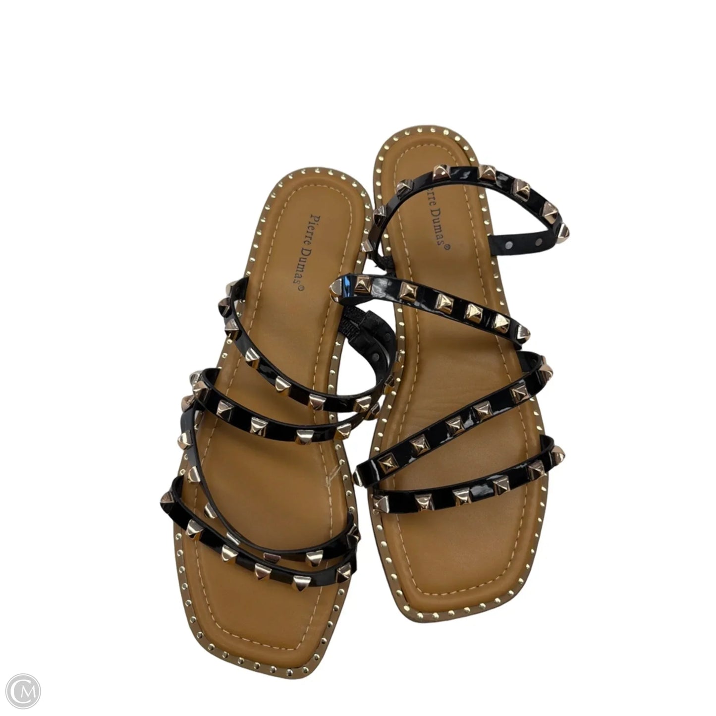 Sandals Flats By Pierre Dumas In Black, Size: 7.5