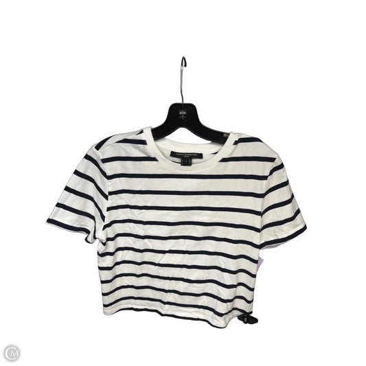 Top Short Sleeve By French Connection In White, Size: L