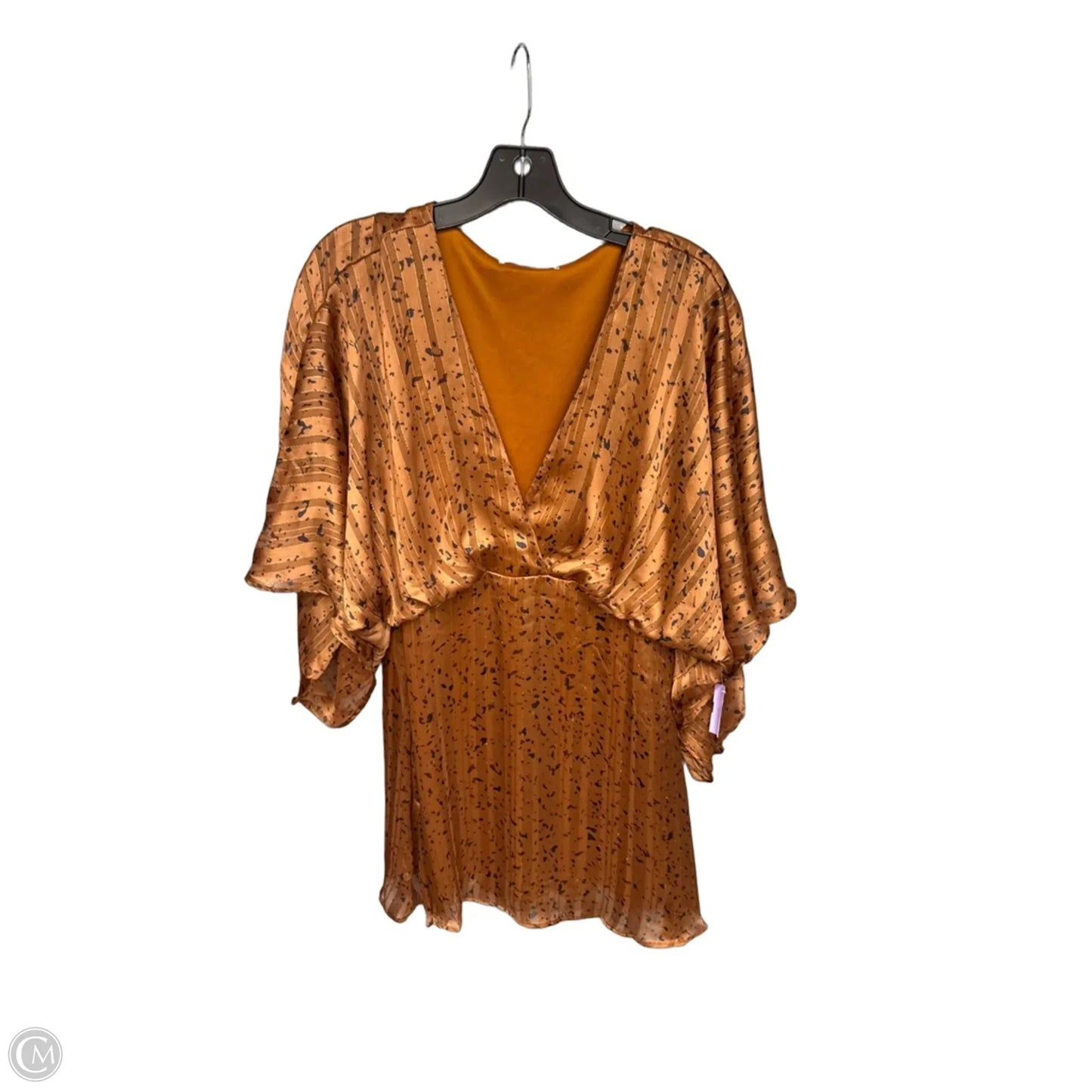 Dress Casual Short By Clothes Mentor In Orange, Size: L