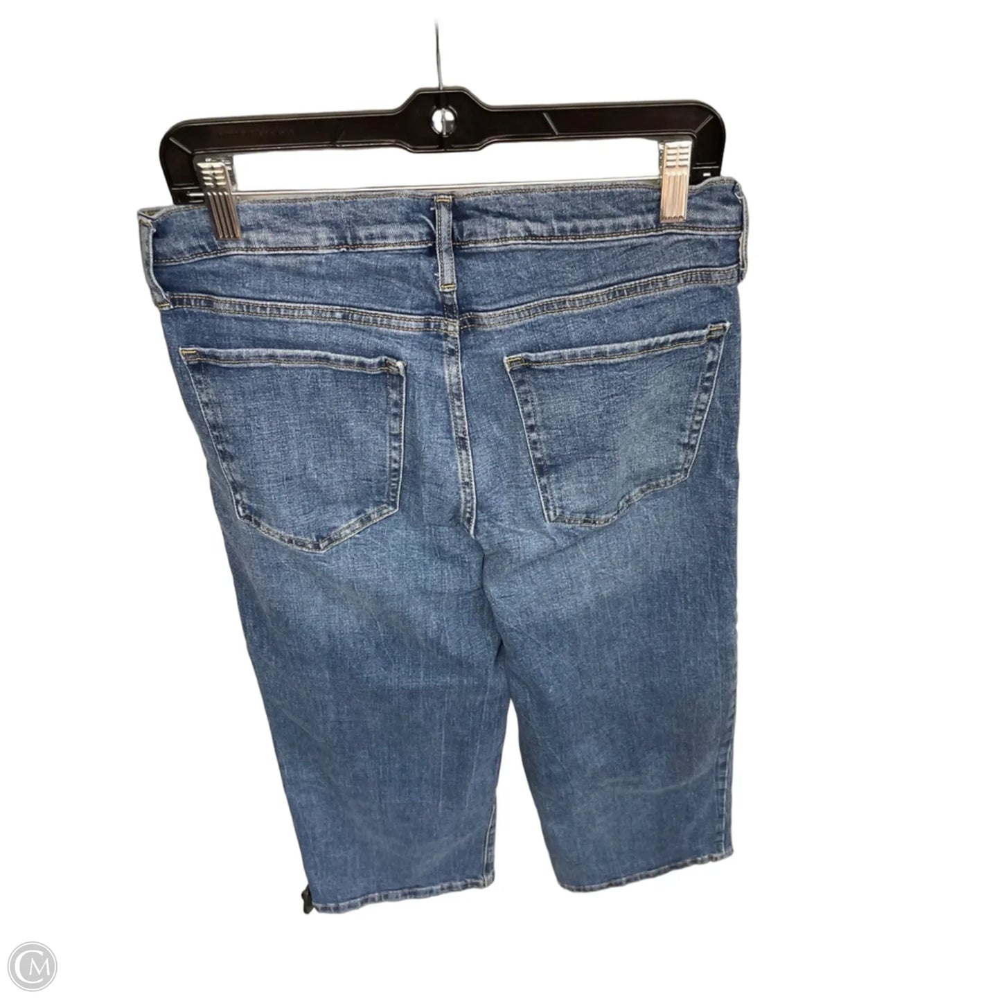 Jeans Wide Leg By Banana Republic In Blue Denim, Size: 12