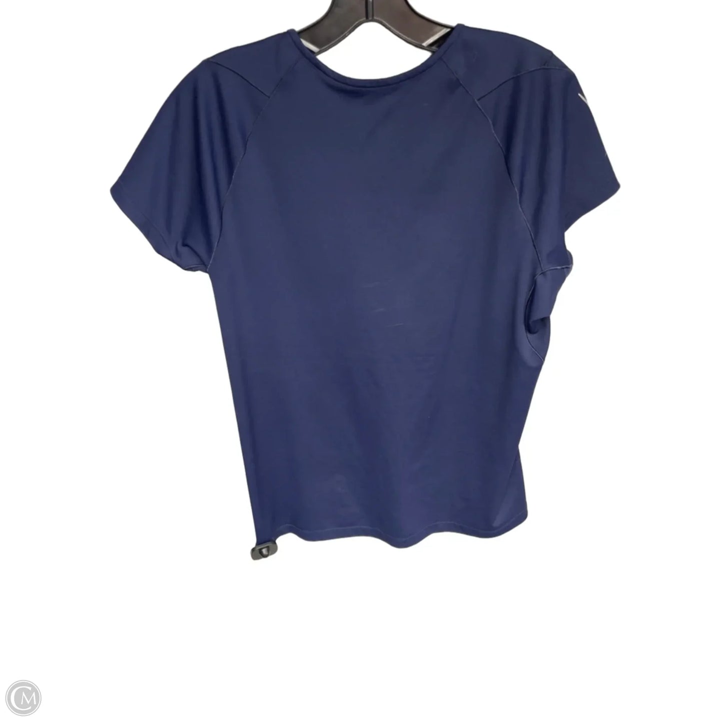 Athletic Top Short Sleeve In Navy, Size: L