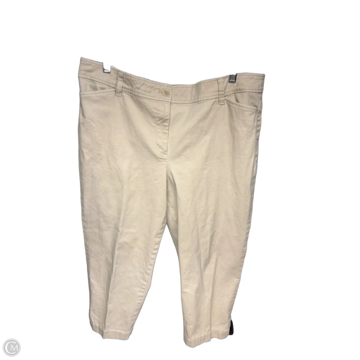 Pants Cropped By Talbots In Tan, Size: 12