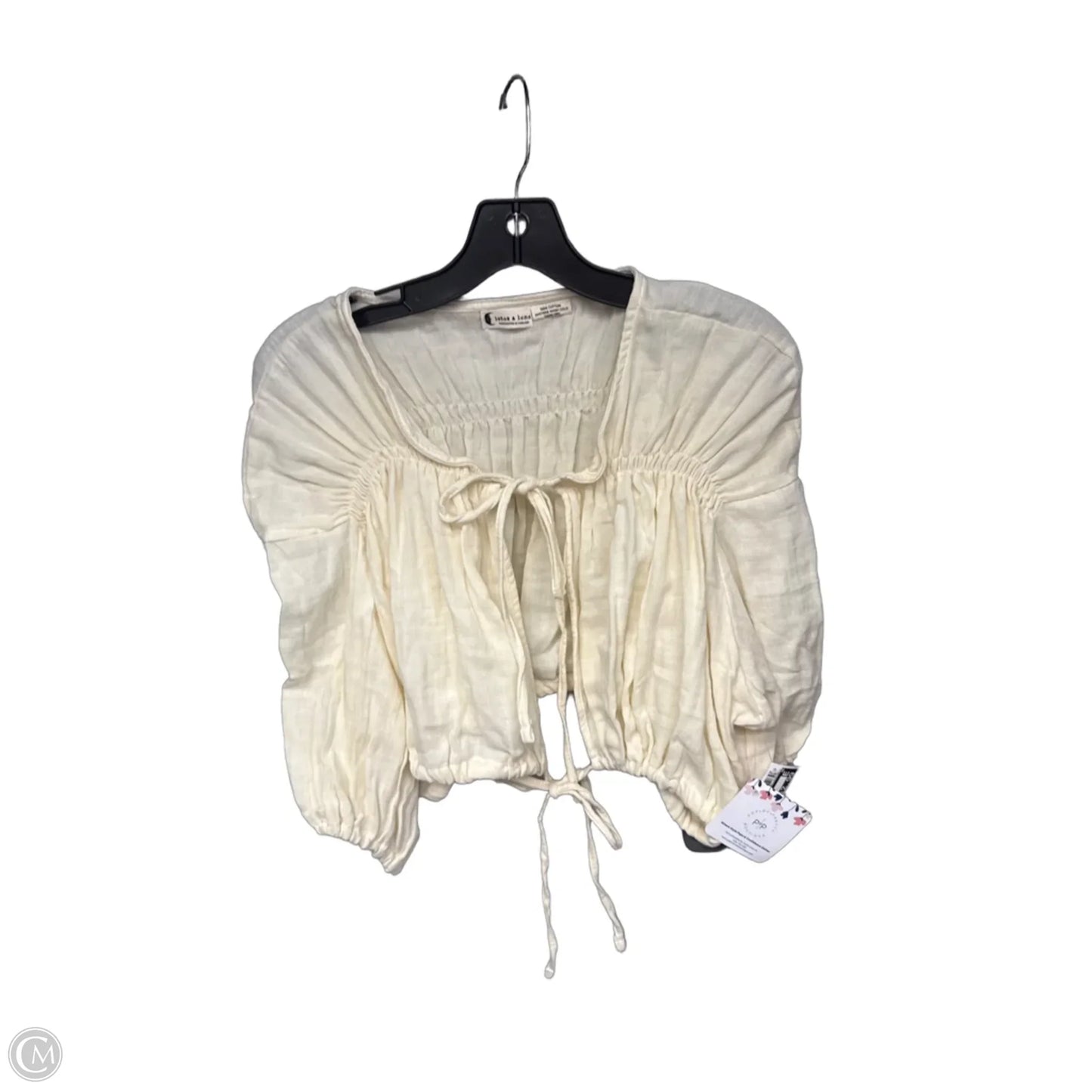 Shawl By Clothes Mentor In Cream