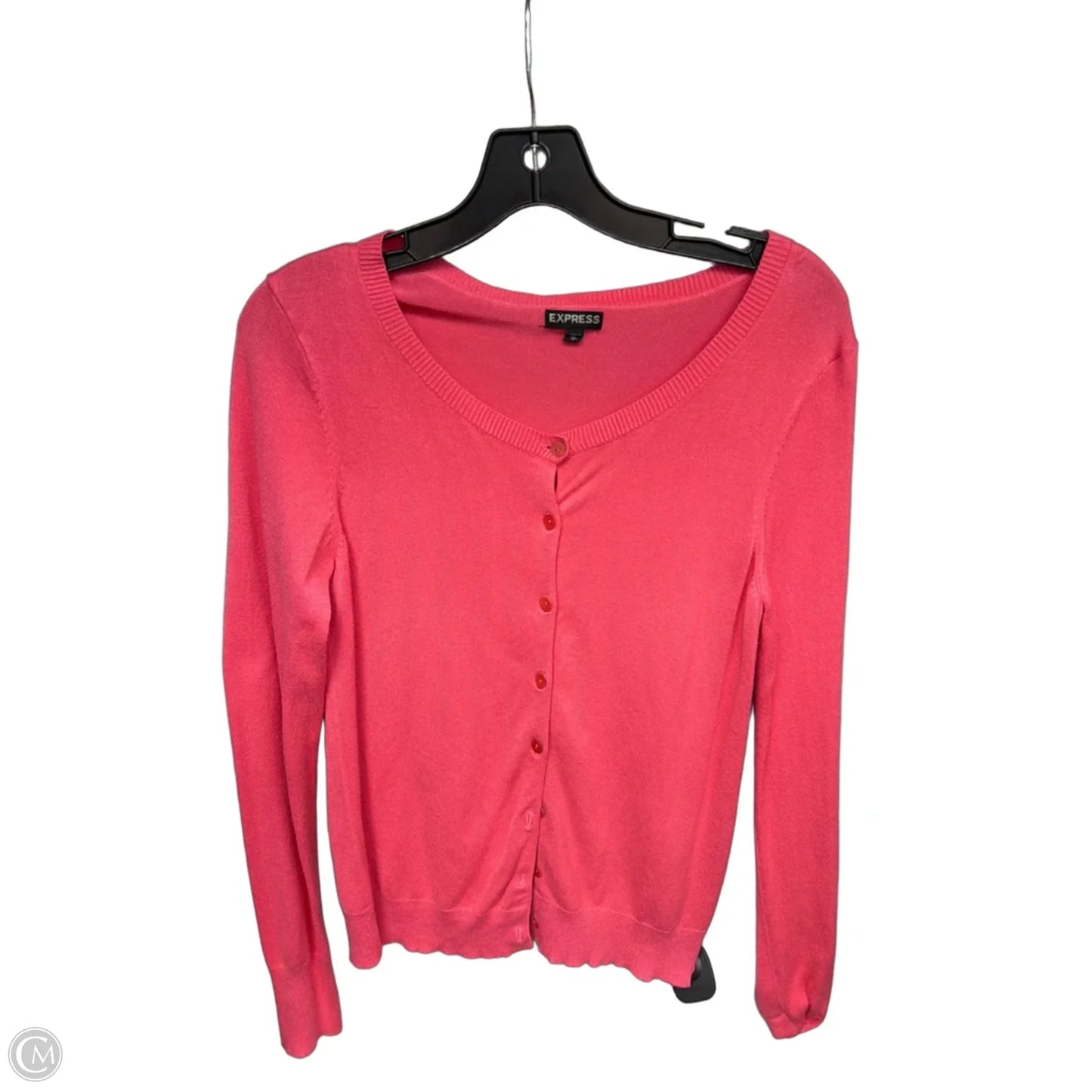 Cardigan By Express In Pink, Size: M