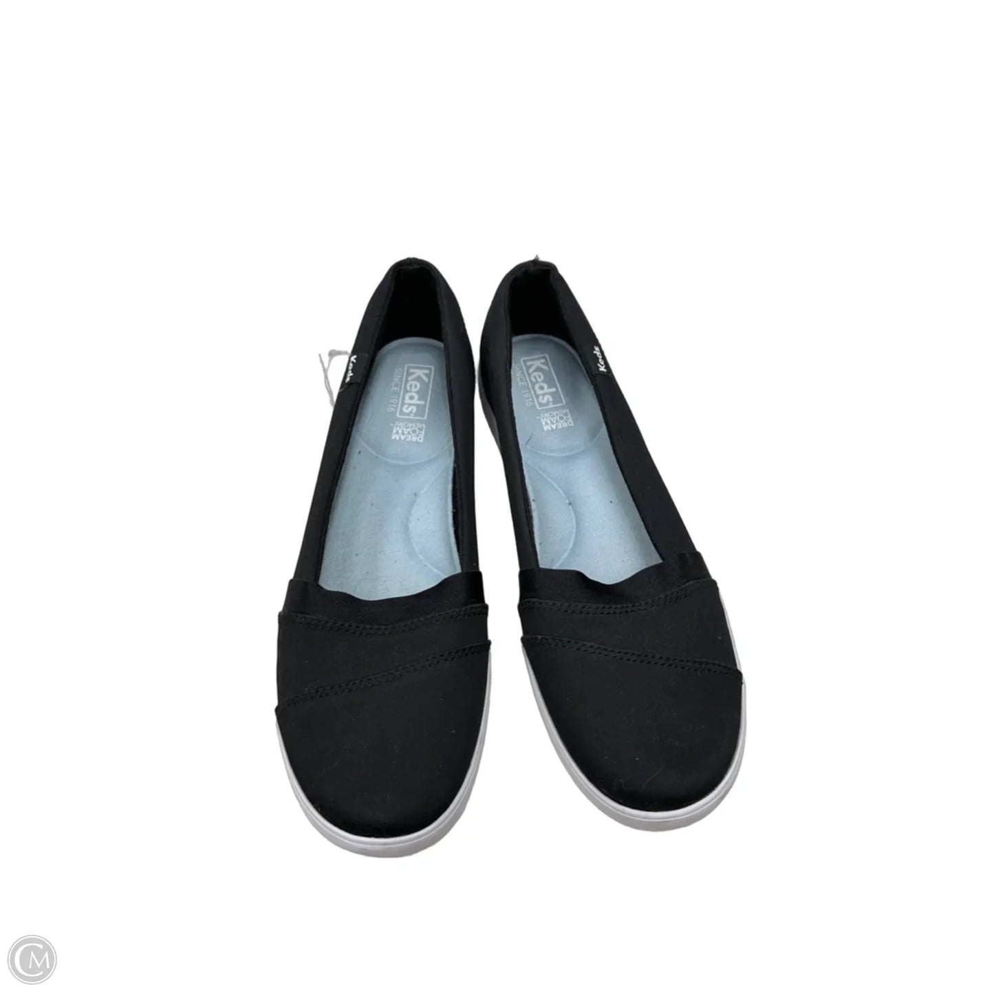 Shoes Flats By Keds In Black & White, Size: 8