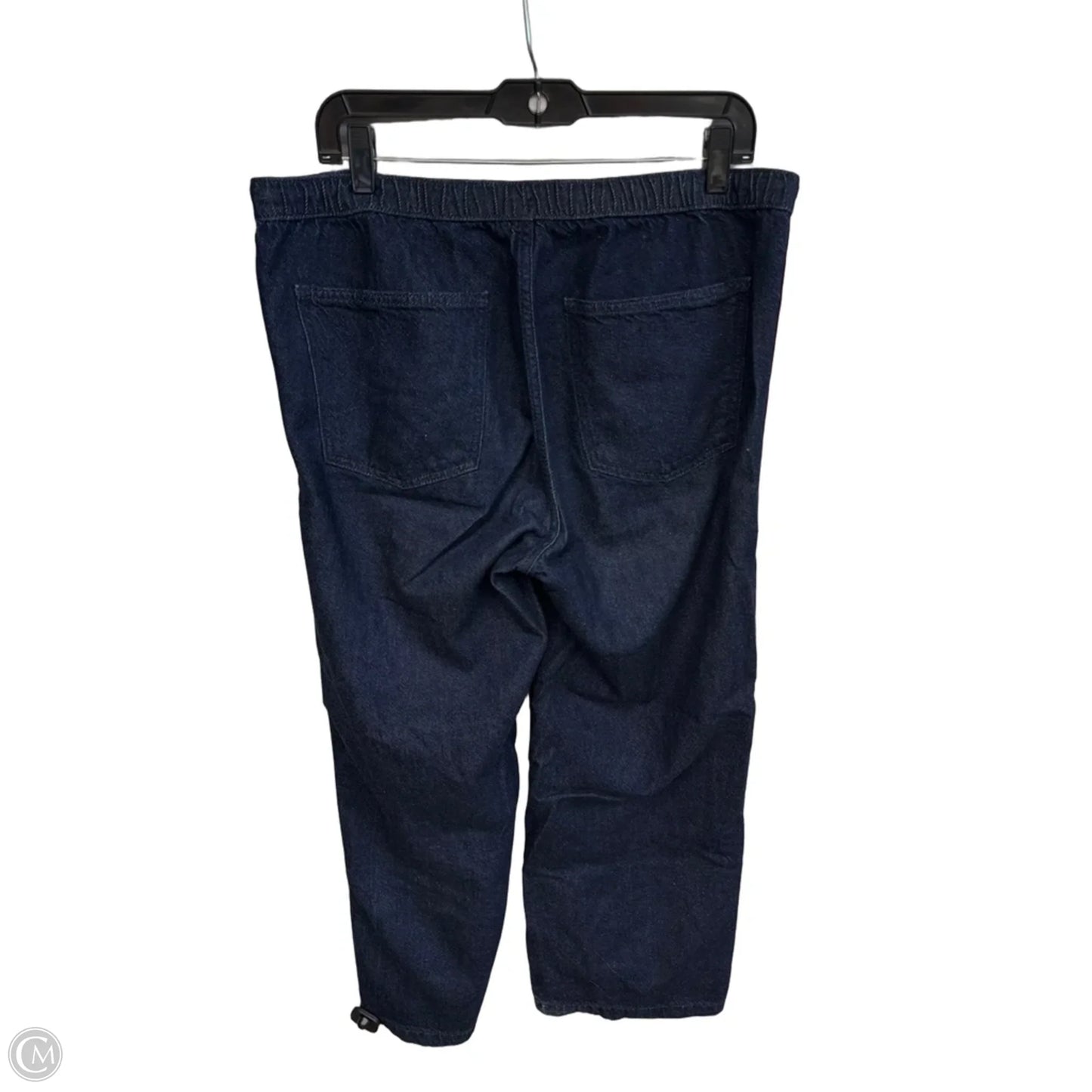 Jeans Wide Leg By Divided In Blue Denim, Size: L