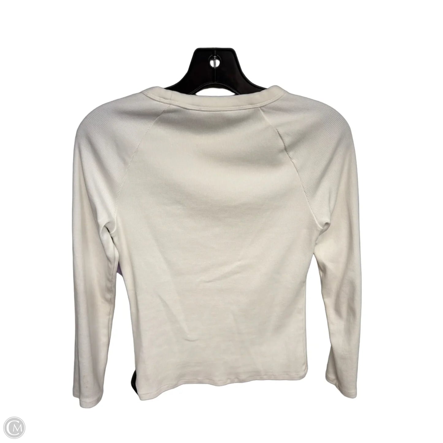 Top Long Sleeve By White And Warren In White, Size: Xs
