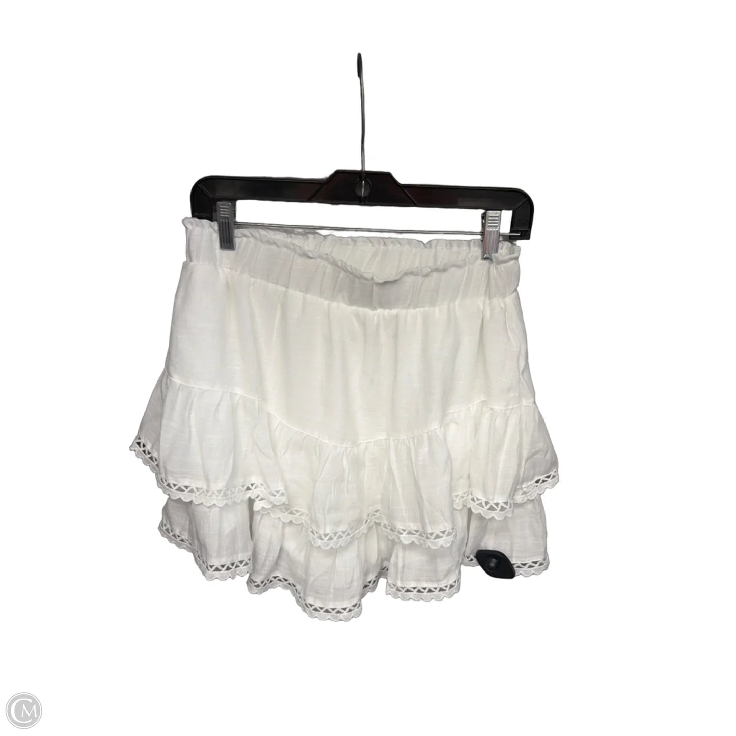 Skort By Clothes Mentor In White, Size: M