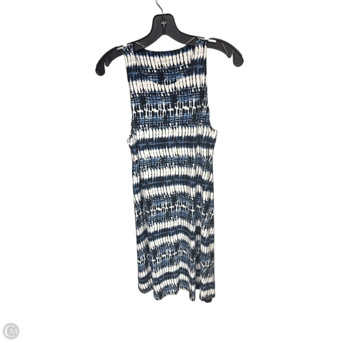 Dress Casual Midi By Athleta In Blue & White, Size: Mp