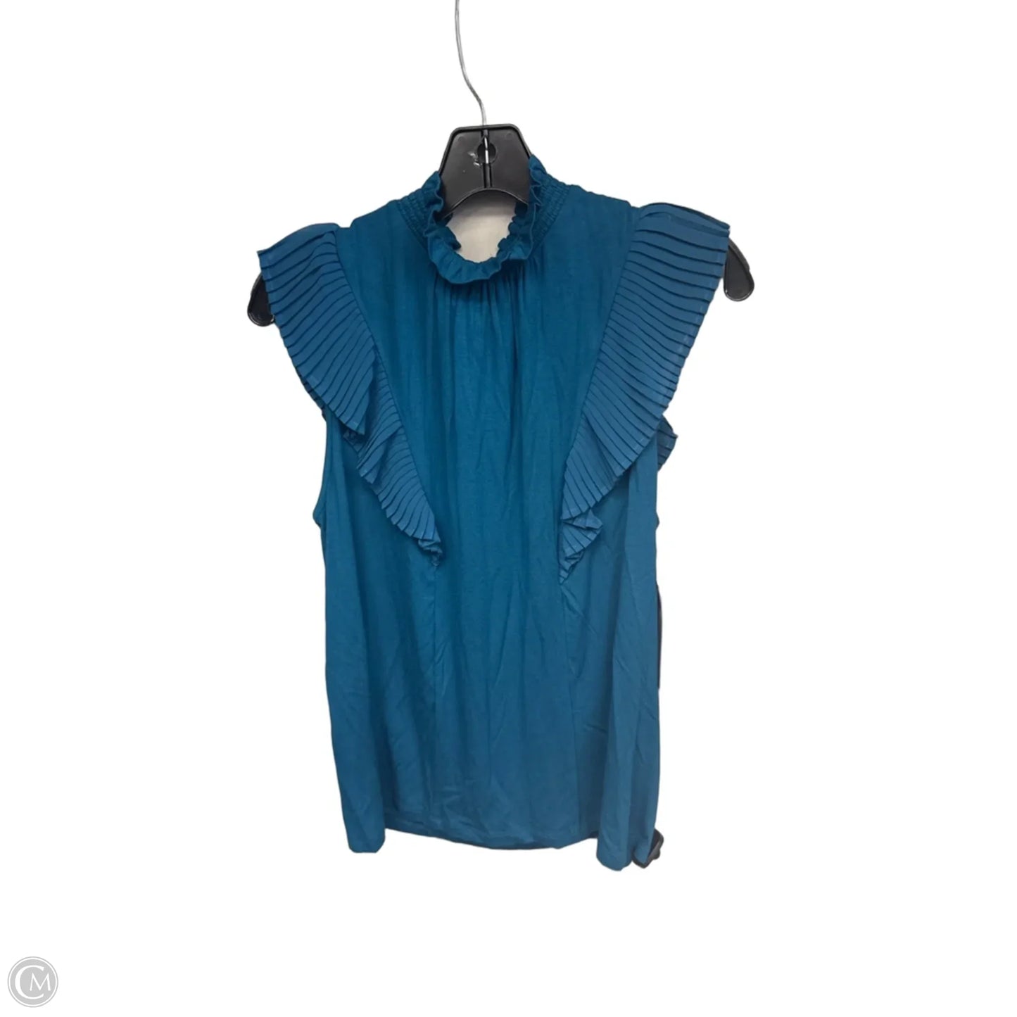 Top Sleeveless By Bcbg In Blue, Size: Xl