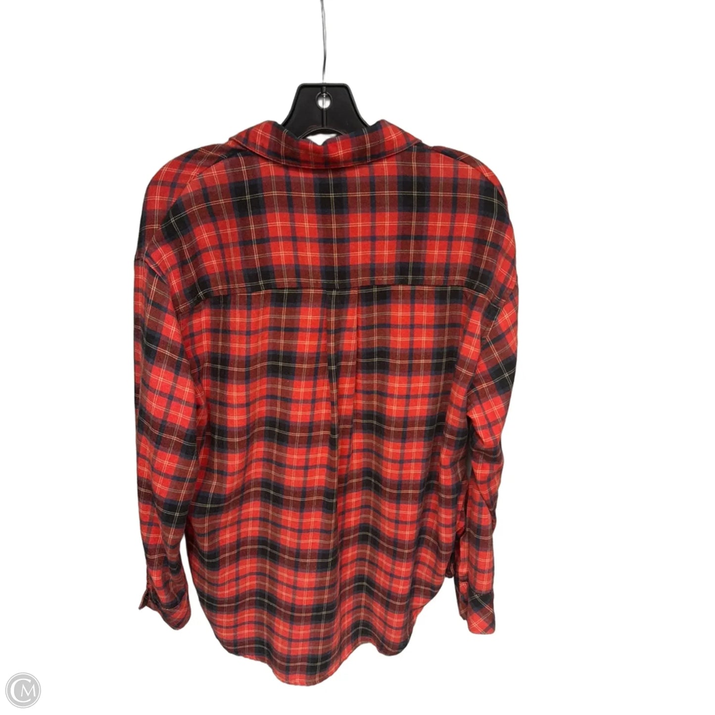 Top Long Sleeve By Wild Fable In Red, Size: Xs