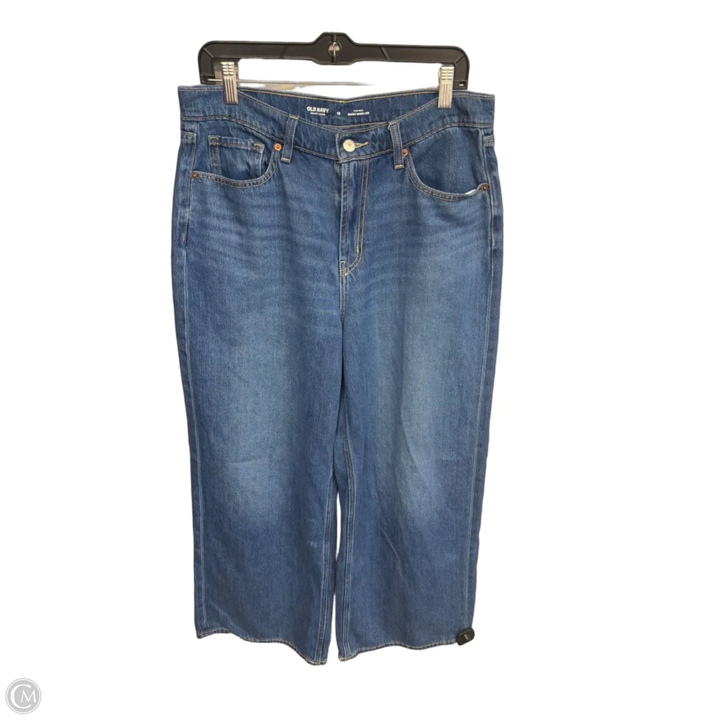 Jeans Wide Leg By Old Navy In Blue Denim, Size: 12