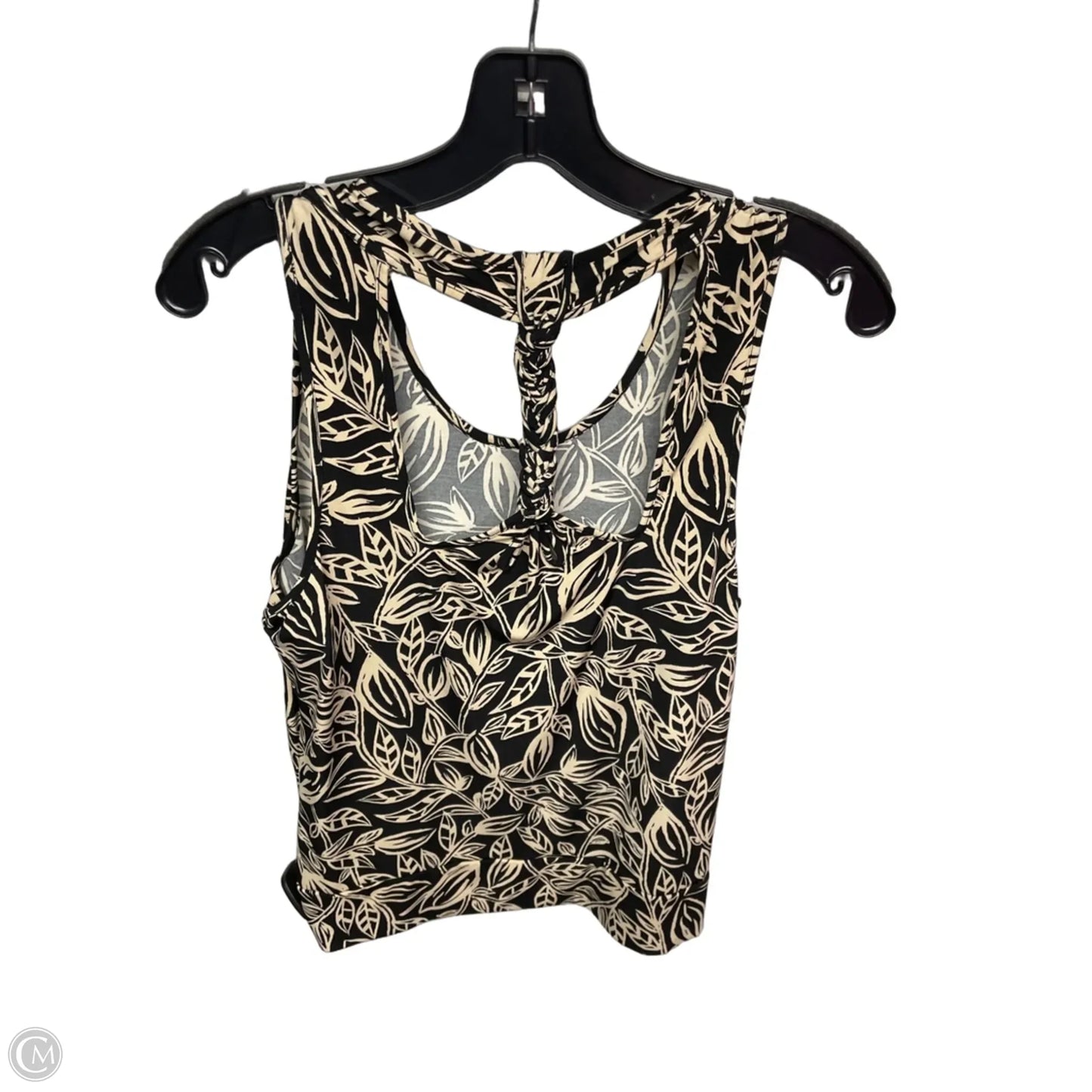 Top Sleeveless By George In Black & Brown, Size: L
