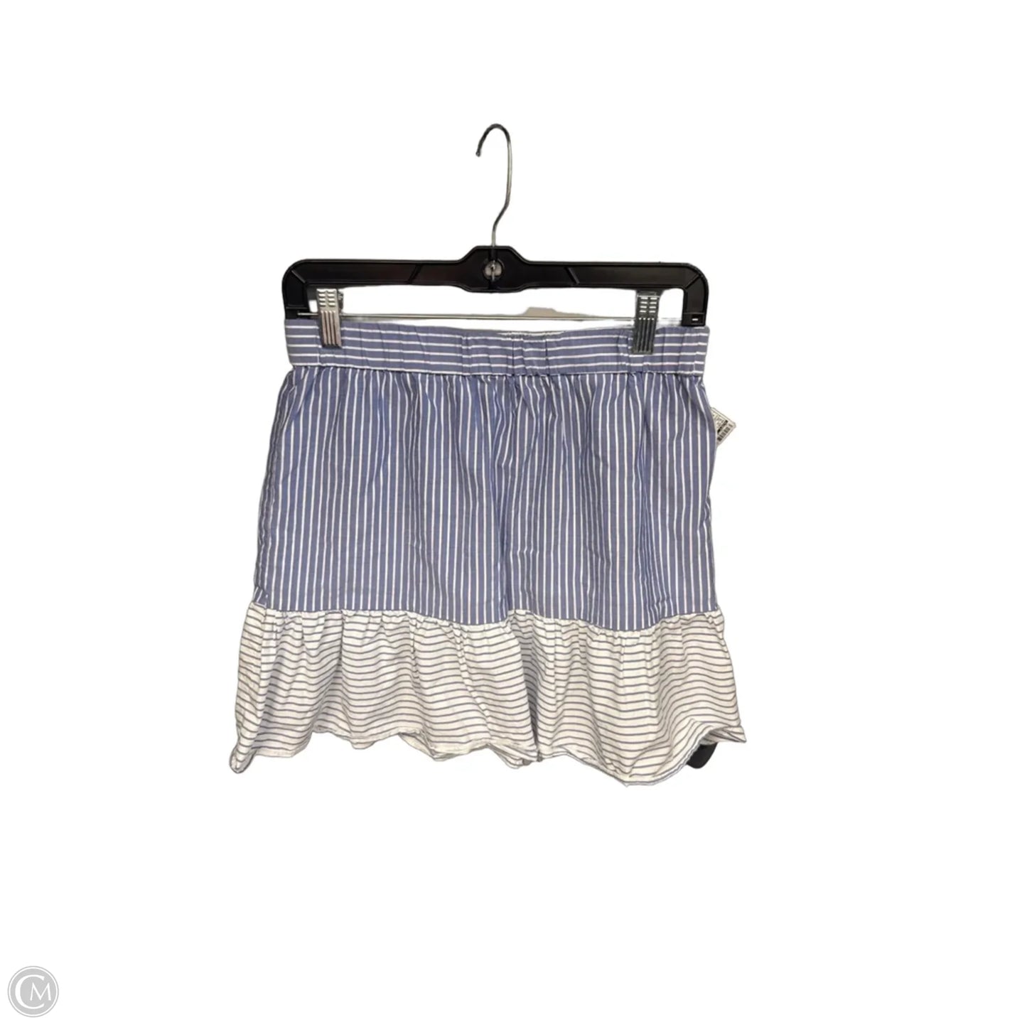 Skirt Midi By Loft In Blue & White, Size: Xs