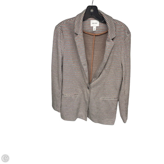 Blazer By Nine West In Plaid Pattern, Size: M
