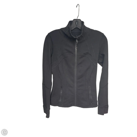 Athletic Jacket By Lululemon In Black, Size: 6