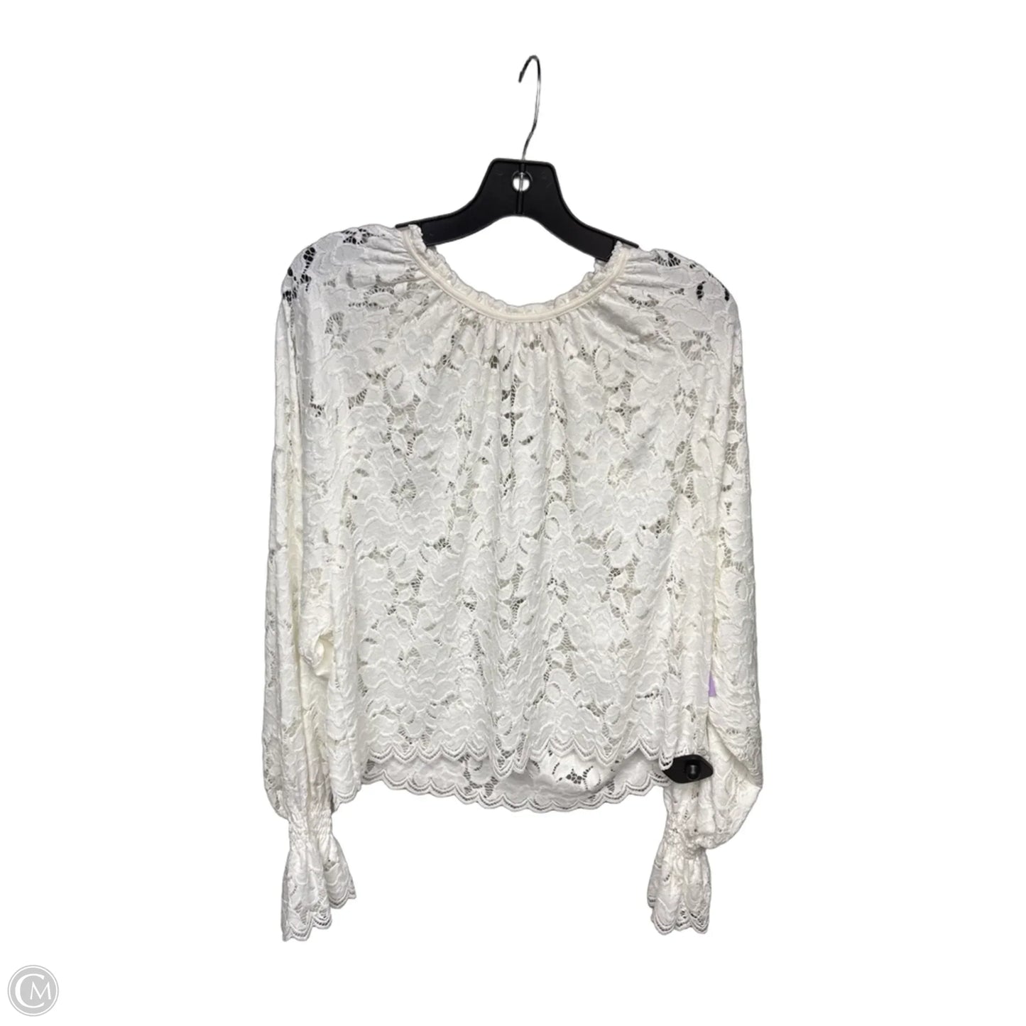 Top Long Sleeve By Free People In White, Size: Xs