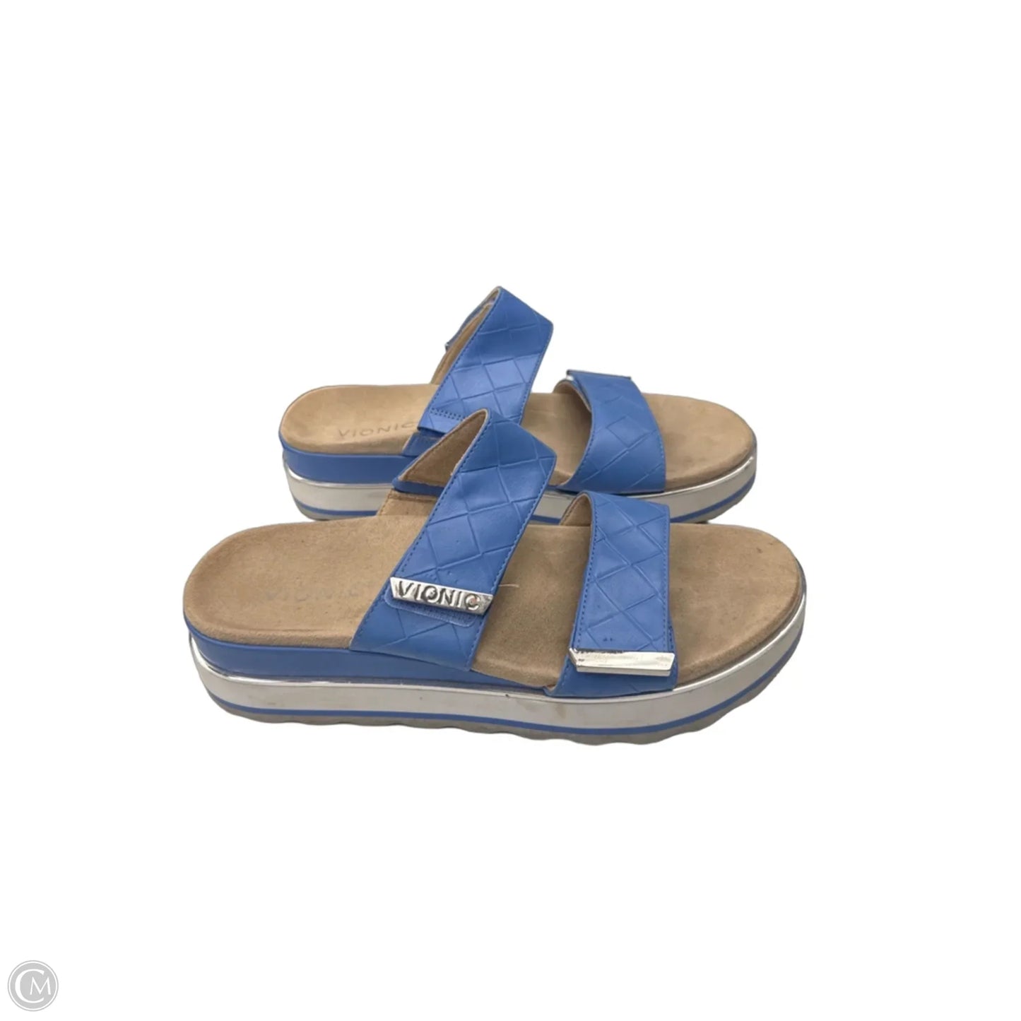 Shoes Heels Platform By Vionic In Blue, Size: 8.5