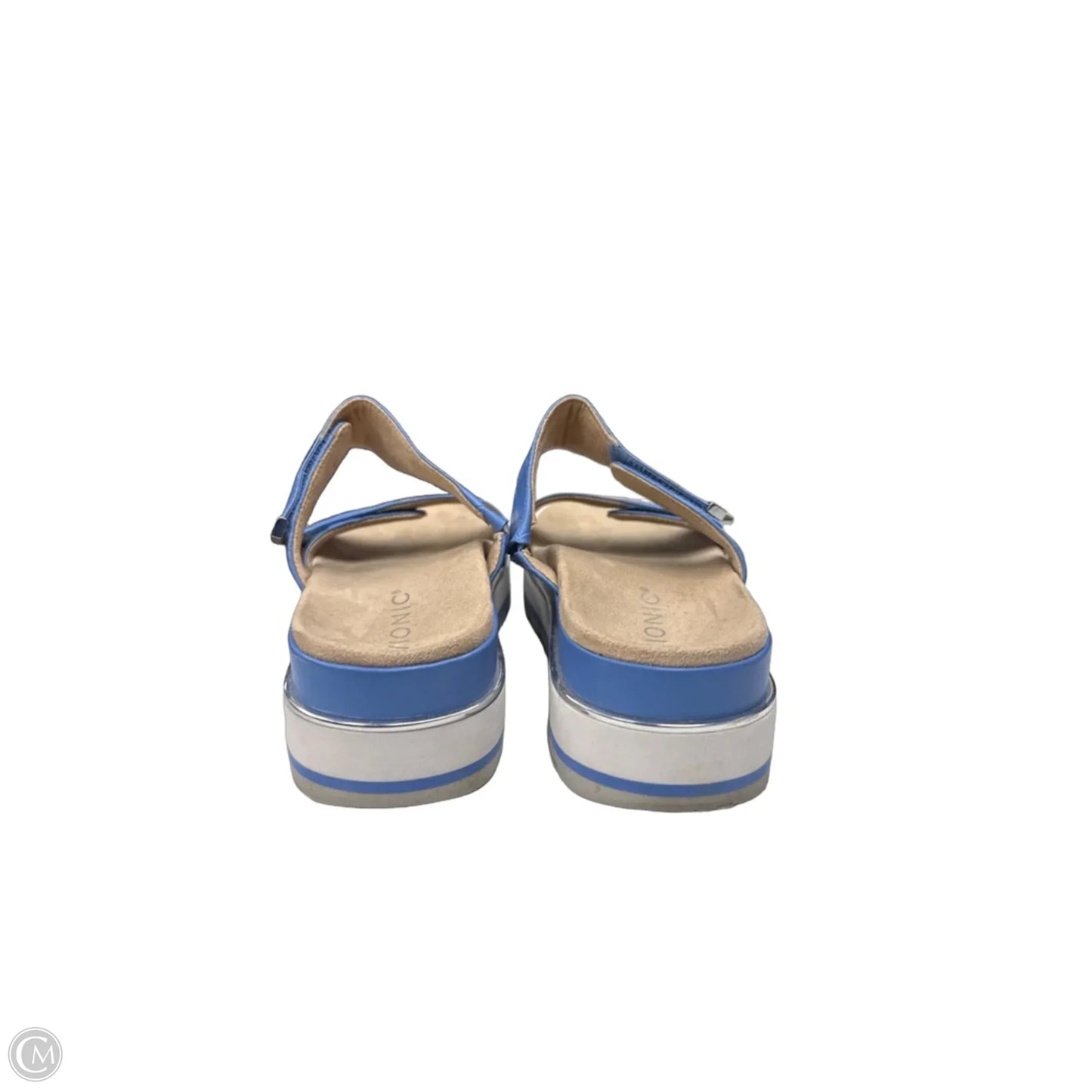 Shoes Heels Platform By Vionic In Blue, Size: 8.5