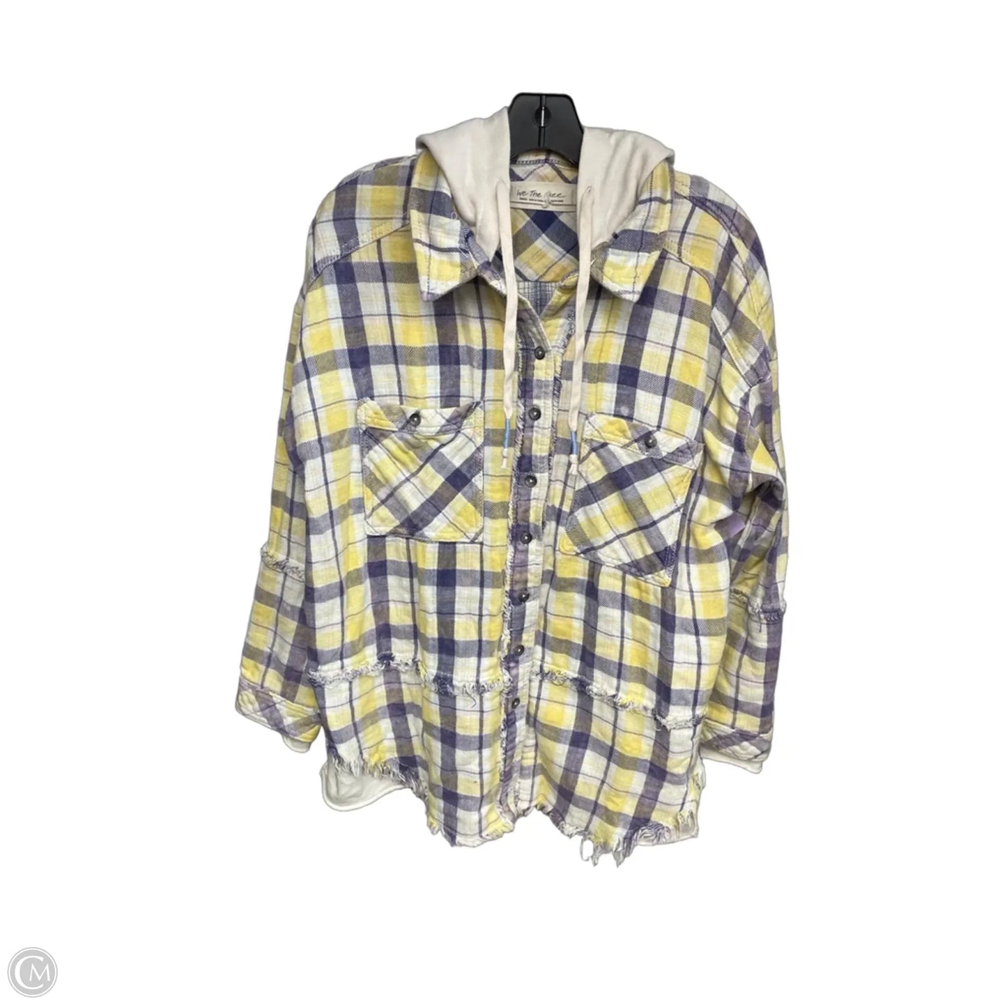 Jacket Utility By We The Free In Purple & Yellow, Size: S