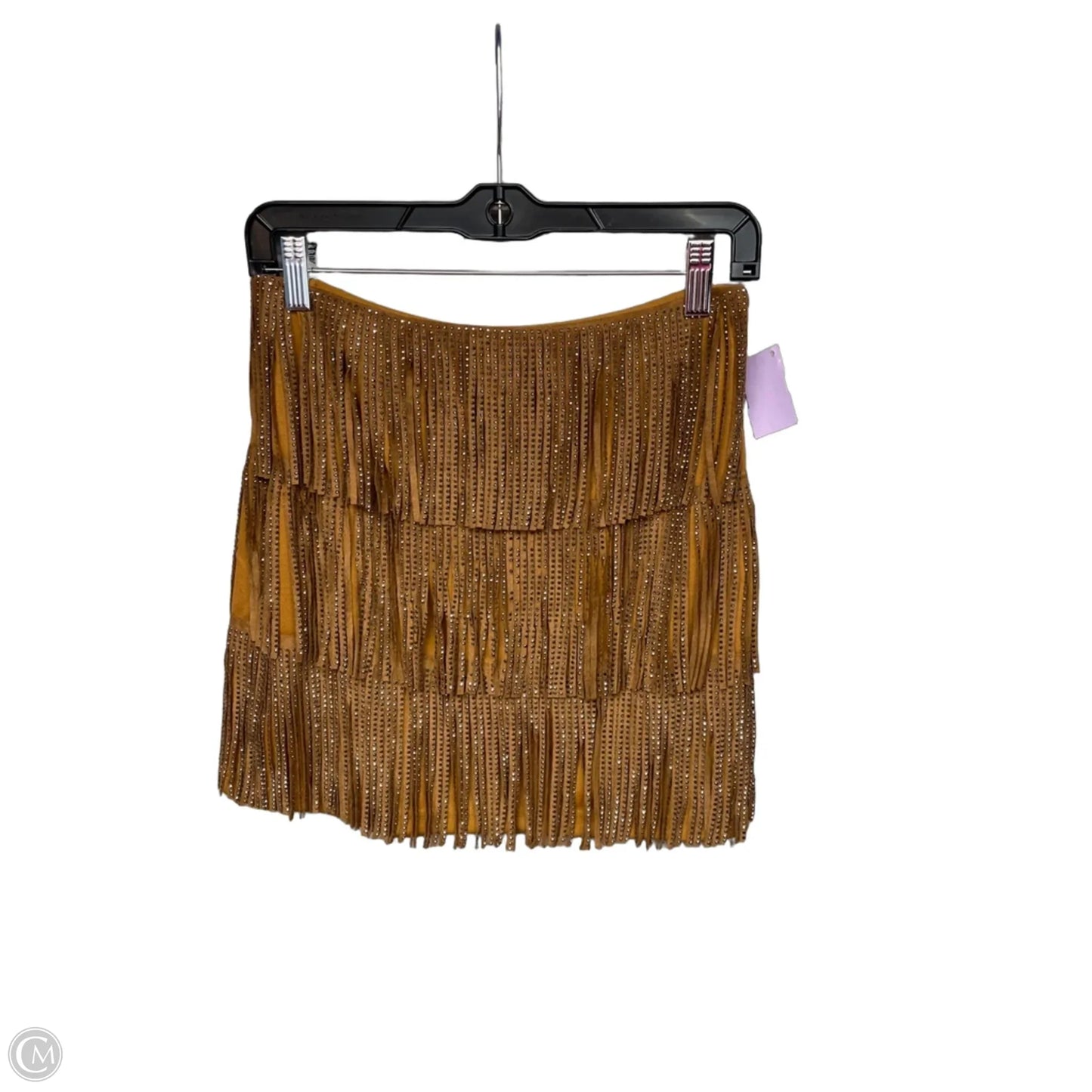 Skirt Mini & Short By Clothes Mentor In Brown, Size: M