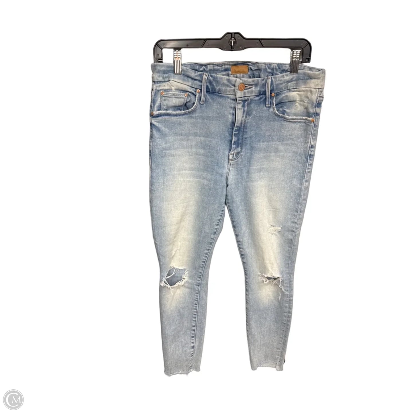 Jeans Skinny By Mother In Blue Denim, Size: 8