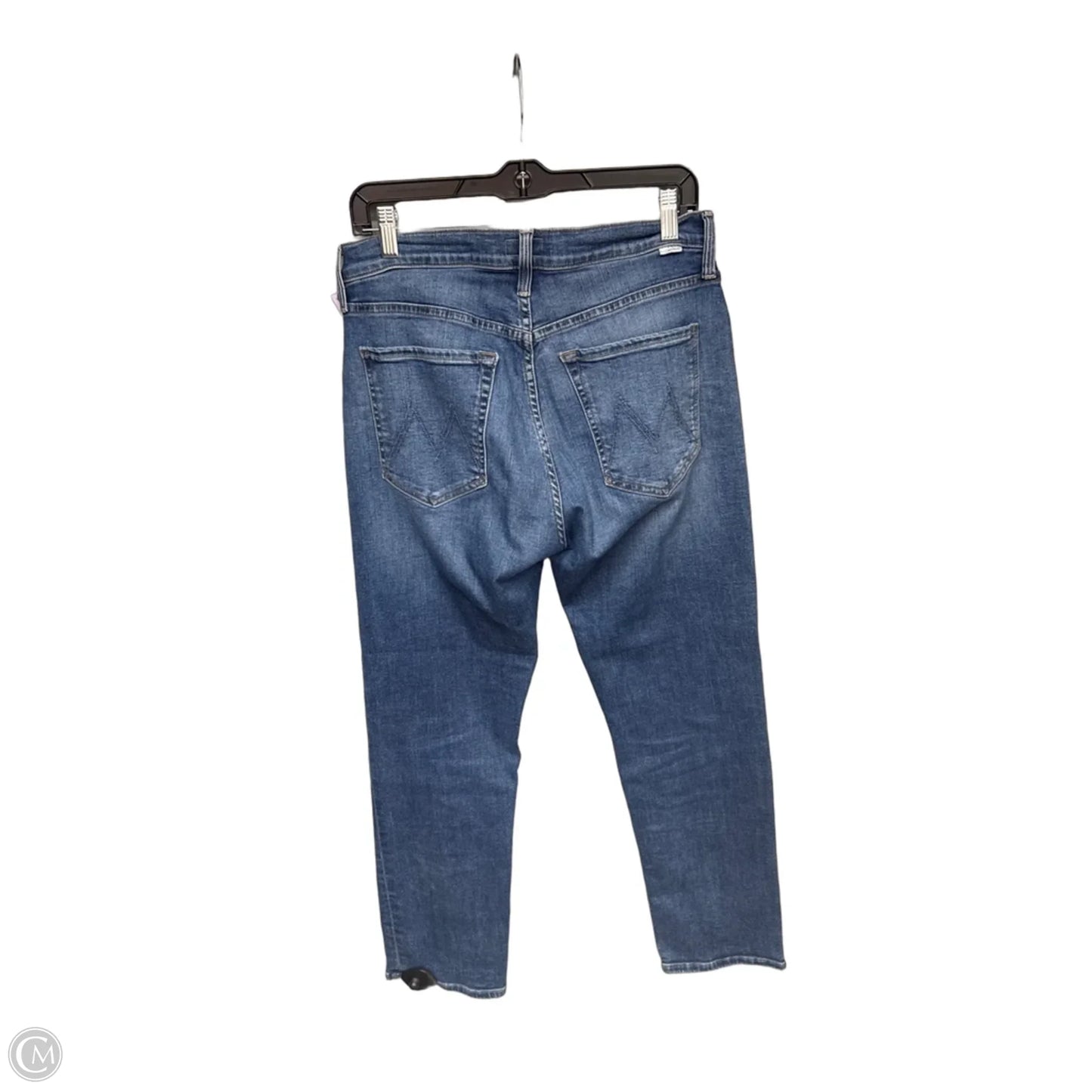 Jeans Straight By Mother In Blue Denim, Size: 8