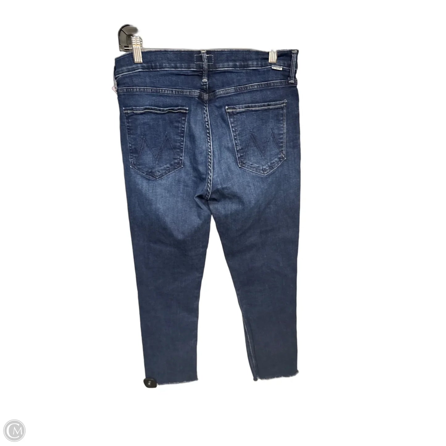 Jeans Straight By Mother In Blue Denim, Size: 8