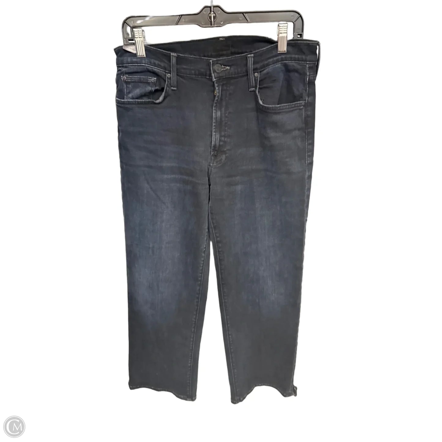 Jeans Straight By Mother In Blue Denim, Size: 8