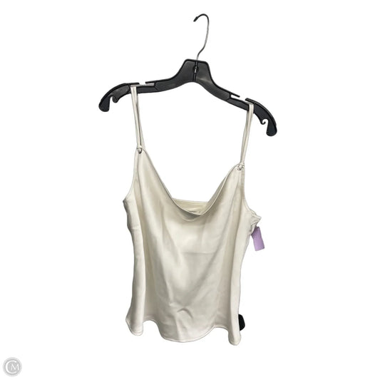 Top Sleeveless By Calvin Klein In Ivory, Size: M