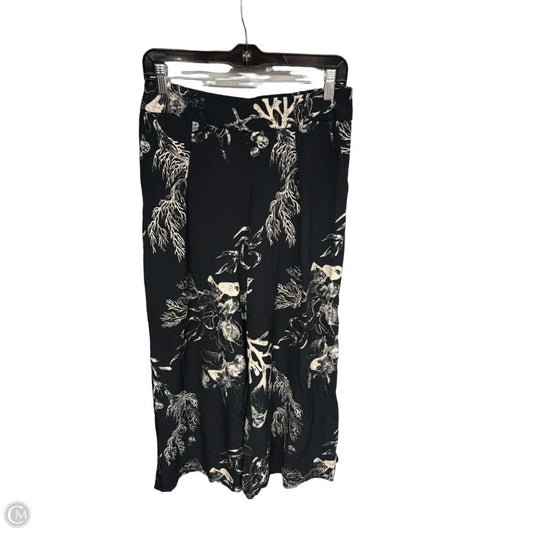Pants Wide Leg By A New Day In Black & Cream, Size: M